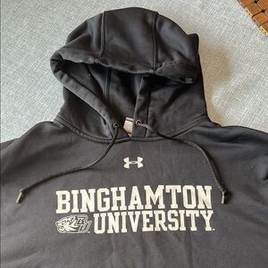 Under Armour Black Binghamton University Pullover